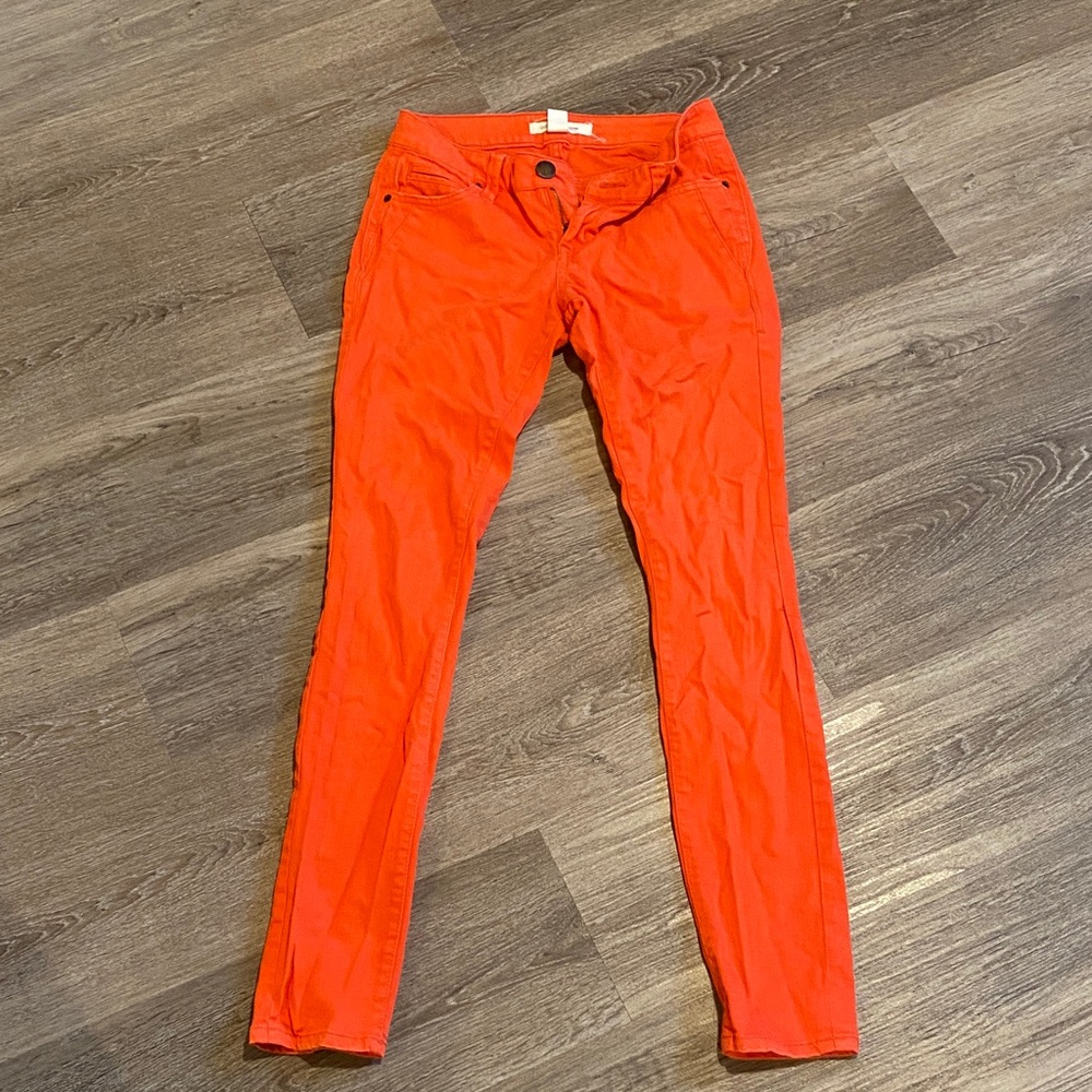 Vibrant Orange Women's Jeans